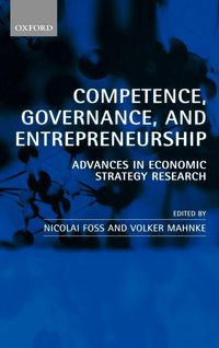 Produktbild: Competence, Governance, and Entrepreneurship