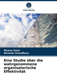 Produktbild: Eine Studie &uuml;ber die wahrgenommene organisatorische Effektivit&auml;t