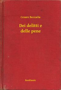 Produktbild: Dei delitti e delle pene