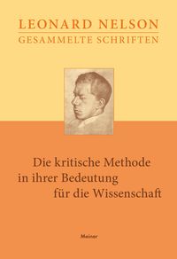 Produktbild: Die kritische Methode in ihrer Bedeutung f&uuml;r die Wissenschaft