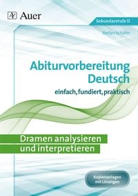 Produktbild: Dramen analysieren und interpretieren