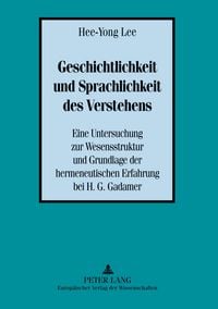 Produktbild: Geschichtlichkeit und Sprachlichkeit des Verstehens