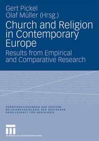 Bild vom Artikel Church and Religion in Contemporary Europe vom Autor Gert Pickel