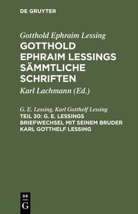 Produktbild: G. E. Lessings Briefwechsel mit seinem Bruder Karl Gotthelf Lessing