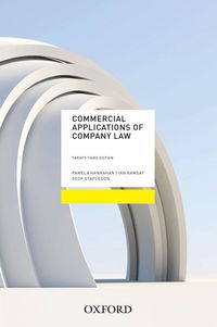 Produktbild: Stapledon, G: Commercial Applications of Company Law 2022