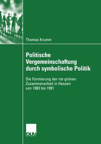 Produktbild: Politische Vergemeinschaftung durch symbolische Politik