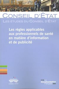 Produktbild: Les Regles Applicables aux Professionnels de Sante en Matiere de