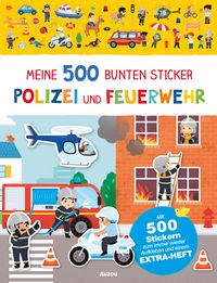 Produktbild: Meine 500 bunten Sticker - Polizei und Feuerwehr