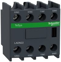 Produktbild: Schneider Electric LADN22 Hilfsschalterblock 2 Schließer, 2 Öffner 1St.