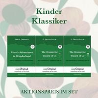 Produktbild: Kinder Klassiker Kollektion (B&uuml;cher + 3 MP3 Audio-CDs) - Lesemethode von Ilya Frank - Zweisprachige Ausgabe Englisch-Deutsch