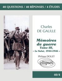 Produktbild: de Gaulle, ' M&eacute;moires de guerre ', tome III, ' Le Salut, 1944-1946 '