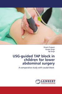 Produktbild: USG-guided TAP block in children for lower abdominal surgery