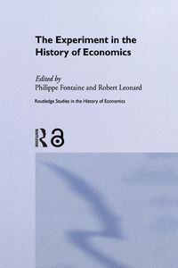 Produktbild: The Experiment in the History of Economics