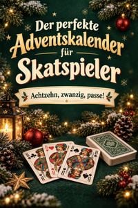Produktbild: Der perfekte Adventskalender f&uuml;r Skatspieler