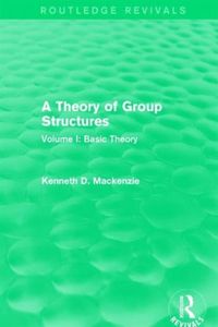 Produktbild: Mackenzie, K: A Theory of Group Structures