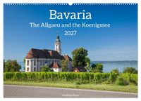 Produktbild: Bavaria.The Allgaeu and the Koenigssse (Wall Calendar 2027 DIN A2 landscape), CALVENDO 12 Month Wall Calendar