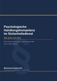 Produktbild: Psychologische Handlungskompetenz im Sicherheitsdienst