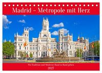 Produktbild: Madrid &ndash; Metropole mit Herz (Tischkalender 2027 DIN A5 quer), CALVENDO Monatskalender