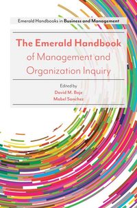 Produktbild: Emerald Handbook of Management and Organization Inquiry