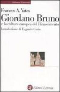Produktbild: Giordano Bruno e la cultura europea del Rinascimento
