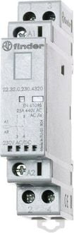 Produktbild: Finder 22.32.0.230.4520 Sch&uuml;tz 1 Schlie&szlig;er, 1 &Ouml;ffner 230 V/DC, 230 V/AC 25A 1St.