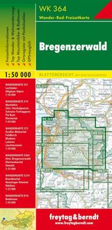 Bregenzer Wald 1 : 50 000. WK 364