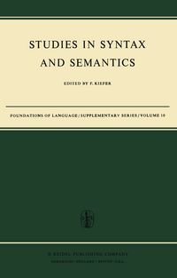 Produktbild: Studies in Syntax and Semantics