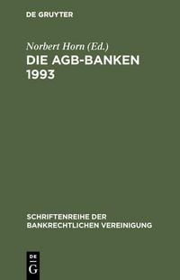 Produktbild: Die AGB-Banken 1993