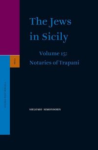 Produktbild: The Jews in Sicily, Volume 15 Notaries of Trapani