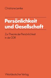Produktbild: Pers&ouml;nlichkeit und Gesellschaft