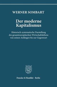 Produktbild: Der moderne Kapitalismus.