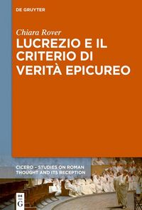 Produktbild: Lucrezio e il criterio di verit&agrave; epicureo