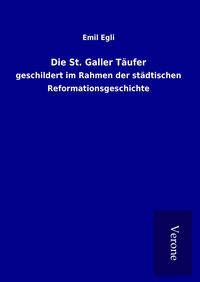 Produktbild: Die St. Galler T&auml;ufer