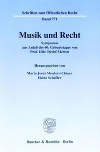 Produktbild: Musik und Recht.