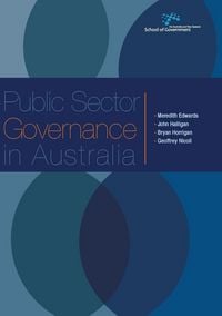 Produktbild: Public Sector Governance in Australia