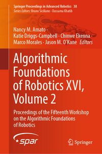Produktbild: Algorithmic Foundations of Robotics XVI, Volume 2