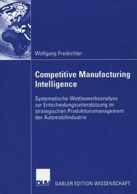Produktbild: Competitive Manufacturing Intelligence
