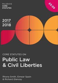 Produktbild: Smith, R: Core Statutes on Public Law & Civil Liberties 2017