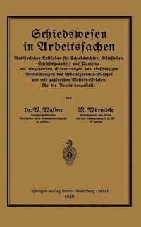 Produktbild: Schiedswesen in Arbeitssachen