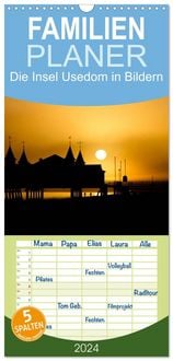 Produktbild: Familienplaner 2026 - Die Insel Usedom in Bildern mit 5 Spalten (Wandkalender, 21 x 45 cm) CALVENDO