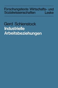 Produktbild: Industrielle Arbeitsbeziehungen