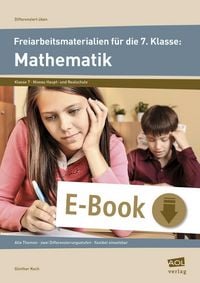 Produktbild: Freiarbeitsmaterialien f. d. 7. Klasse: Mathematik