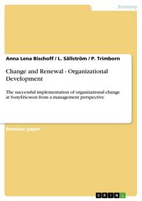 Produktbild: Change and Renewal - Organizational Development