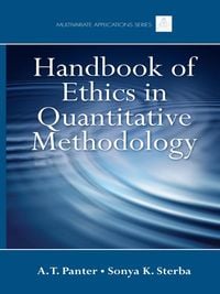 Produktbild: Handbook of Ethics in Quantitative Methodology