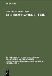 Produktbild: Epeirophorese, Teil 1