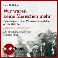 Produktbild: Wir waren keine Menschen mehr