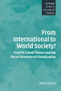 Produktbild: From International to World Society?