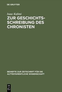 Produktbild: Zur Geschichtsschreibung des Chronisten