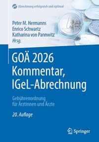 Produktbild: GO&Auml; 2026 Kommentar, IGeL-Abrechnung