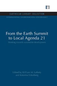 Produktbild: From the Earth Summit to Local Agenda 21